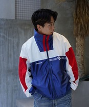 【#Re:room】SATIN SWITCHING TRACK JACKET［REJ105］