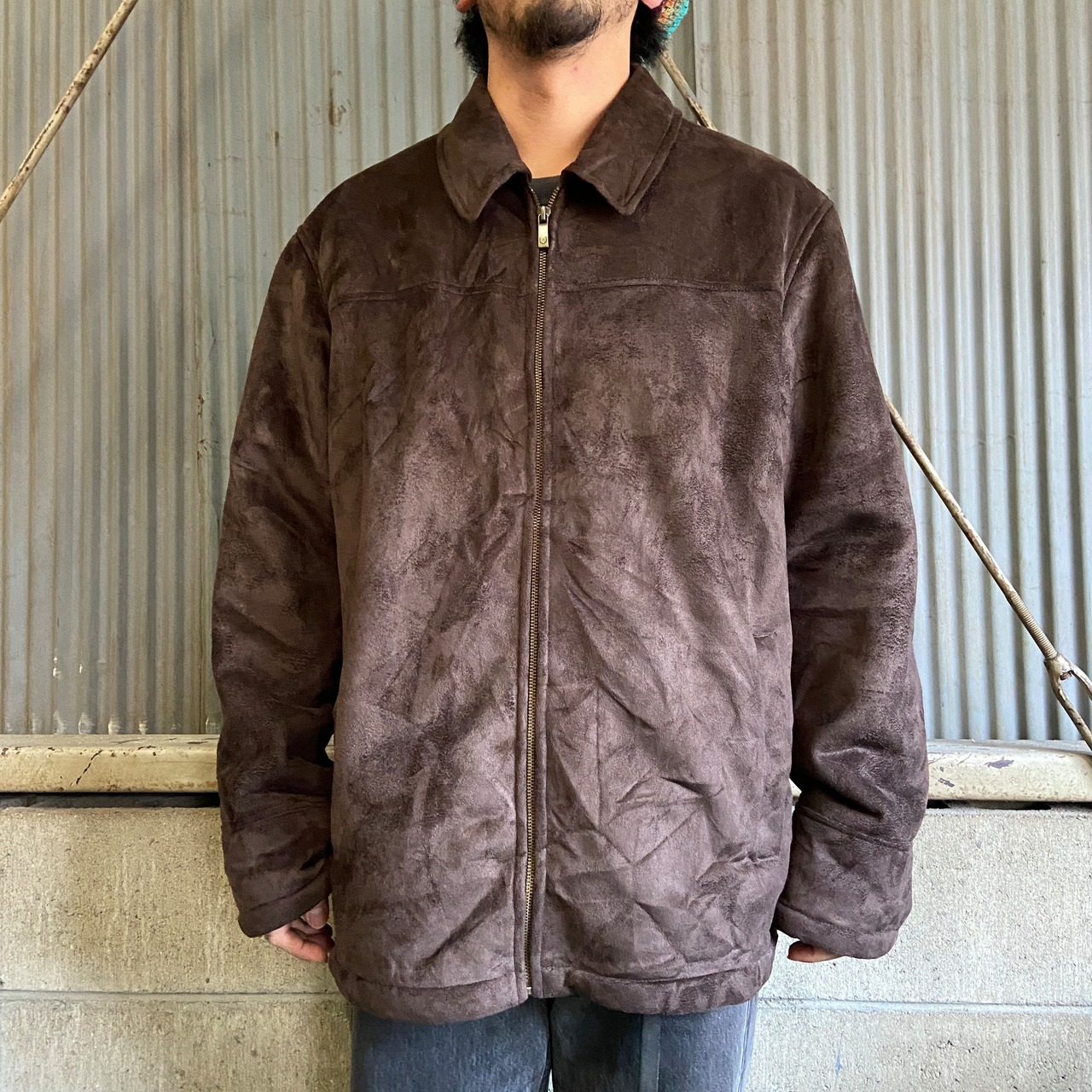 ビンテージチャップス （90年代 CHAPS チャップス フェイクスエード 