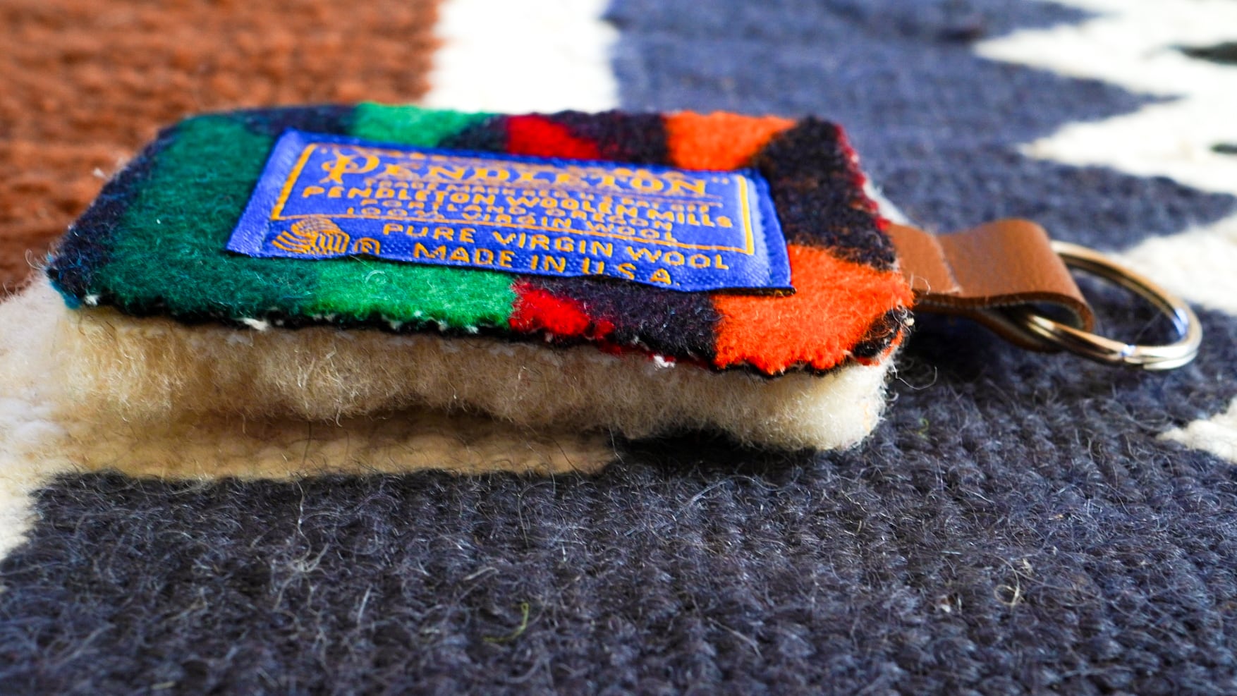 1970s】PENDLETON ペンドルトン ウール キーリング 《キーホルダー