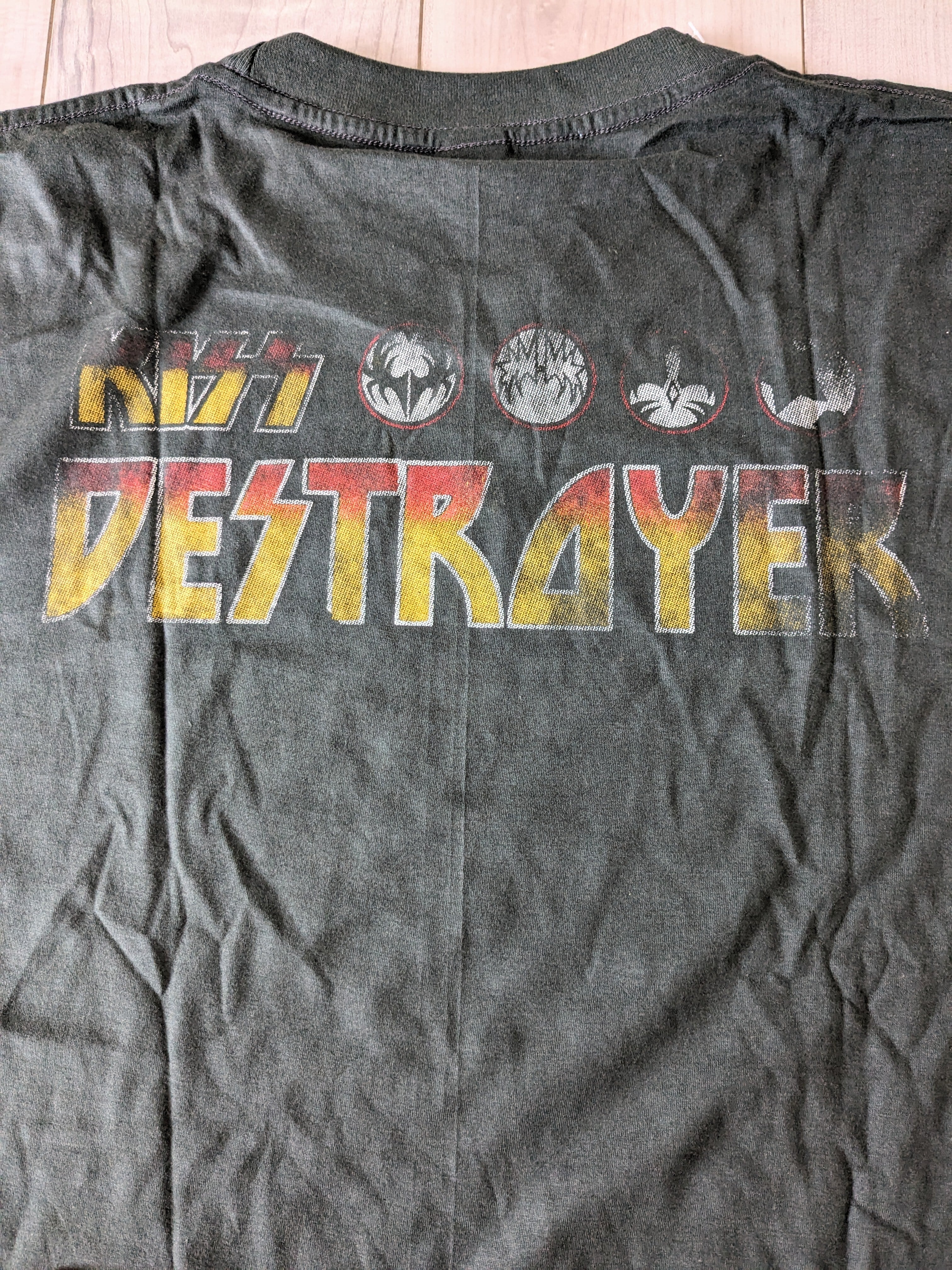 ♧【KISS（キッス）】『destroyer』Tシャツ / ビンテージ加工