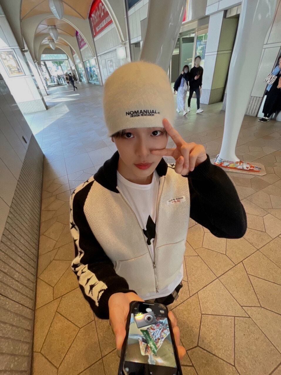 再入庫！！☆NCT WISH リク 着用！！【NOMANUAL】NM HAIRY BEANIE