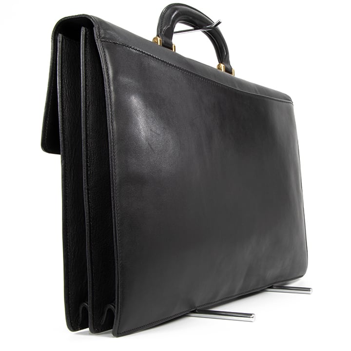 【極美品】CELINE ビジネスバッグ 100 本物・送料無料・良品】CELINE・セリーヌ・ビジネスバッグ(人気・A4