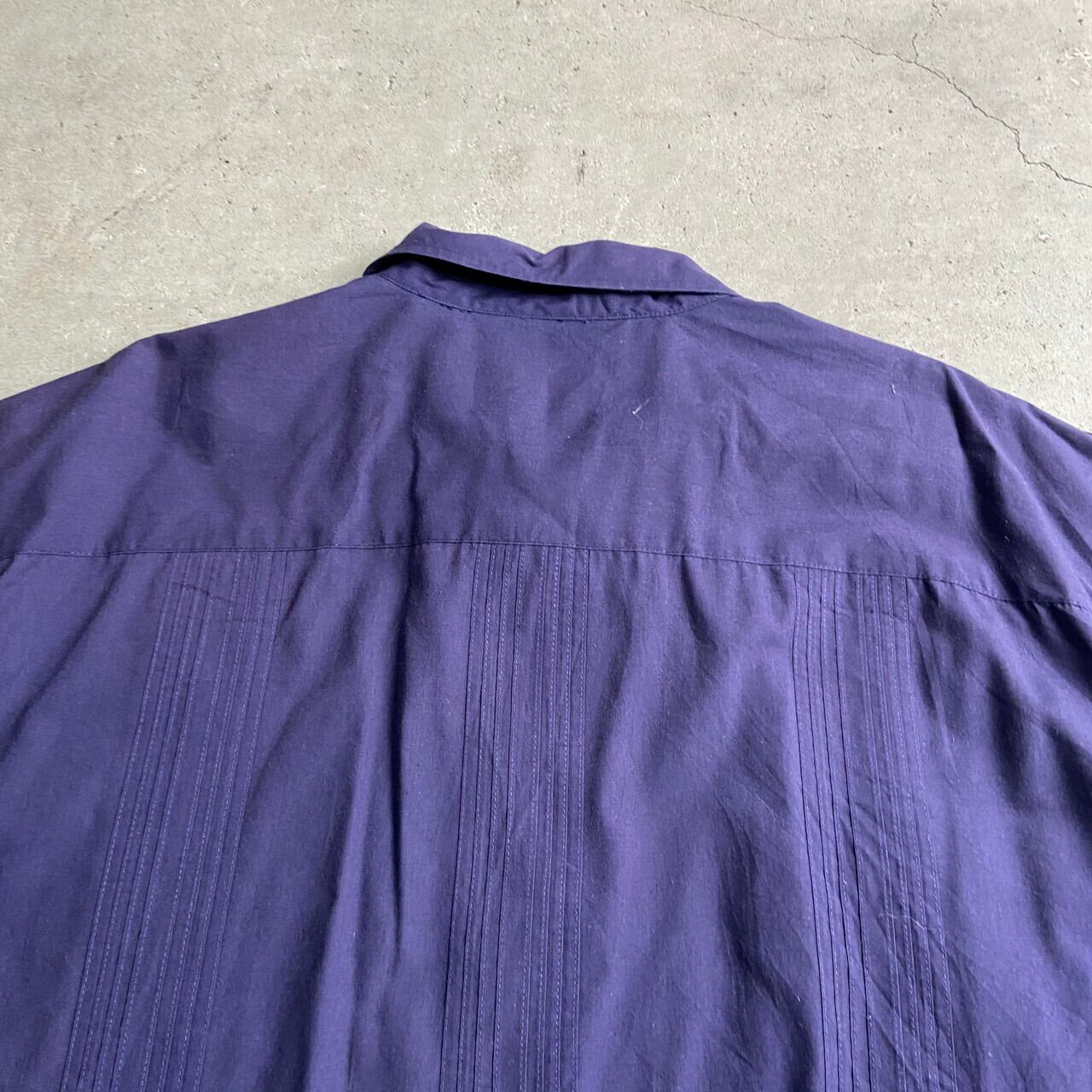 ビッグサイズ Tropi Cool 刺繍 半袖 キューバシャツ メンズ2XL 古着