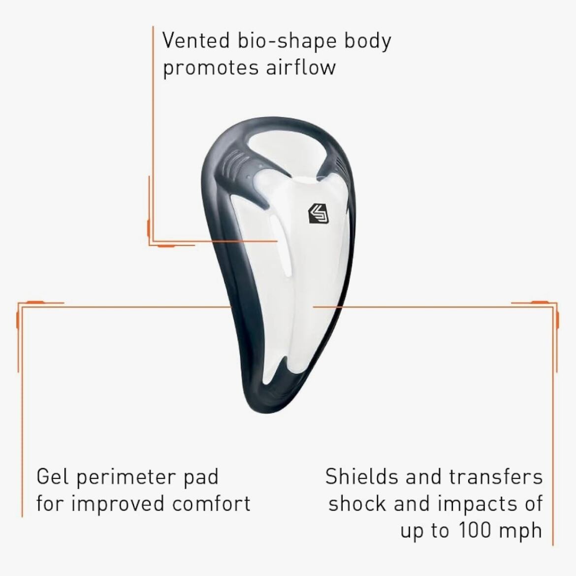 Shock Doctor Bio-Flex Cup パッド付き インナースパッツ