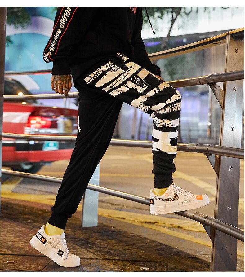 全1色 スウェットパンツ プリント カジュアル ストリート