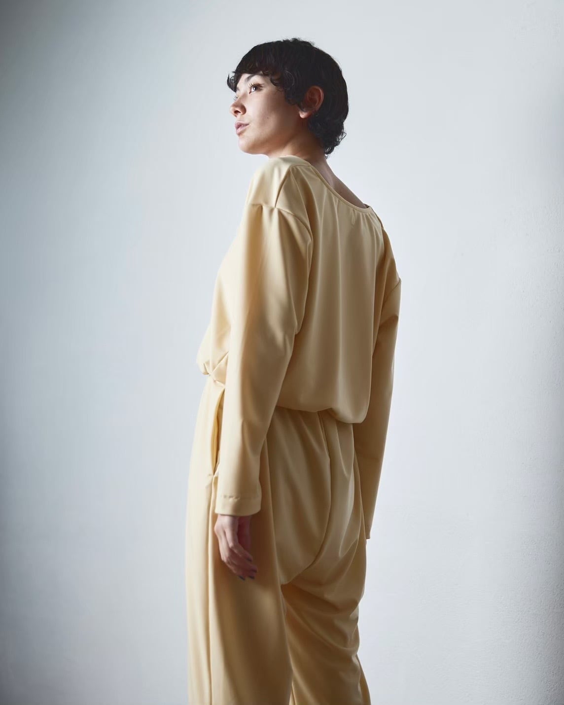 Jump suit/yellow | papier.official