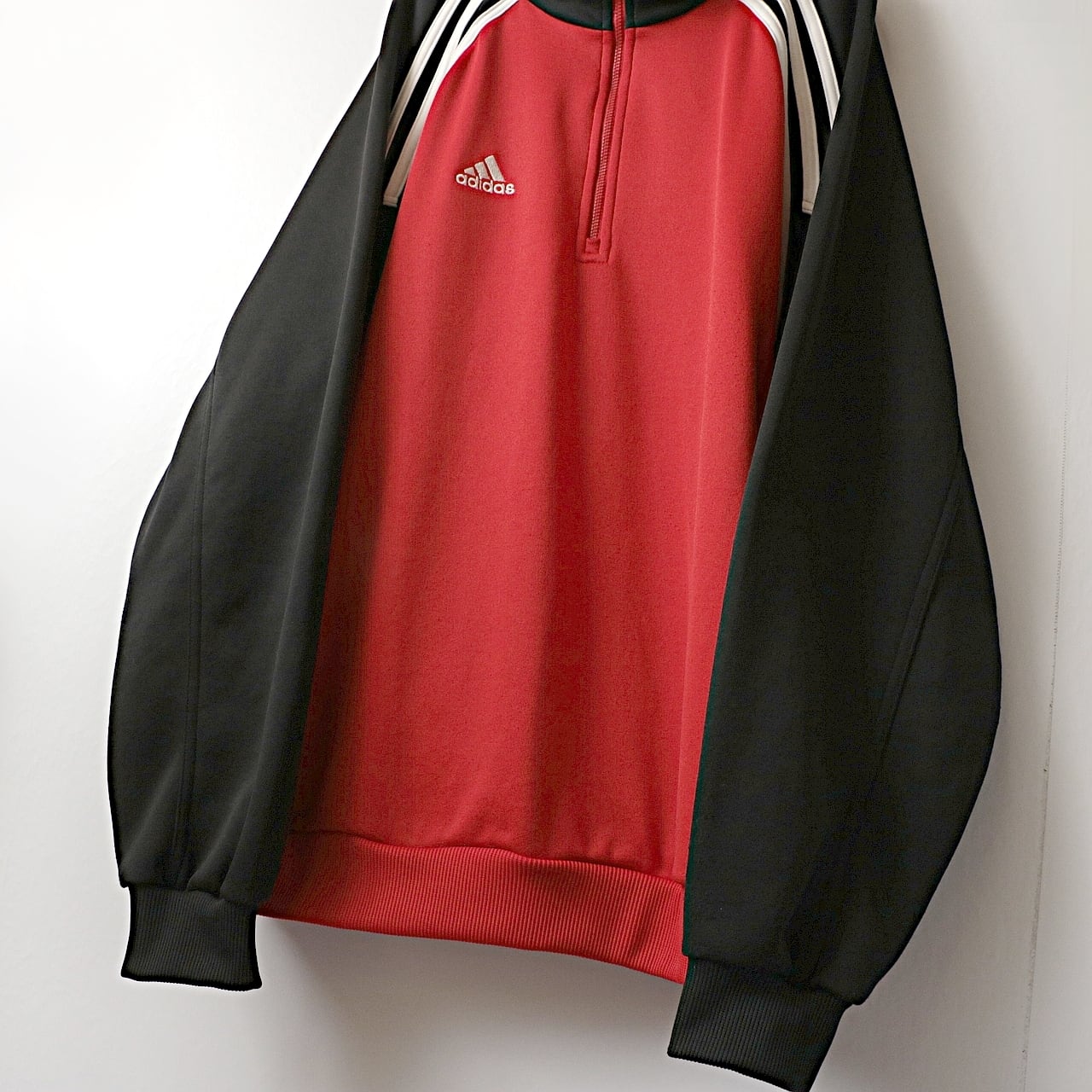 Adidas アディダス プルオーバー ハーフジップ ジャージ 古着 used