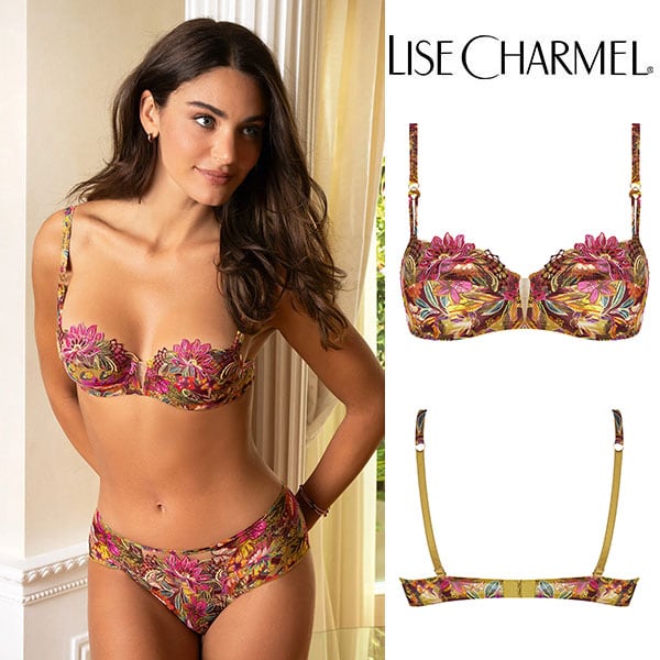 LISE CHARMEL 3/4パットなしブラ パッドなし3/4ブラ(Bカップ,Cカップ) | LISE CHARMEL JAPAN