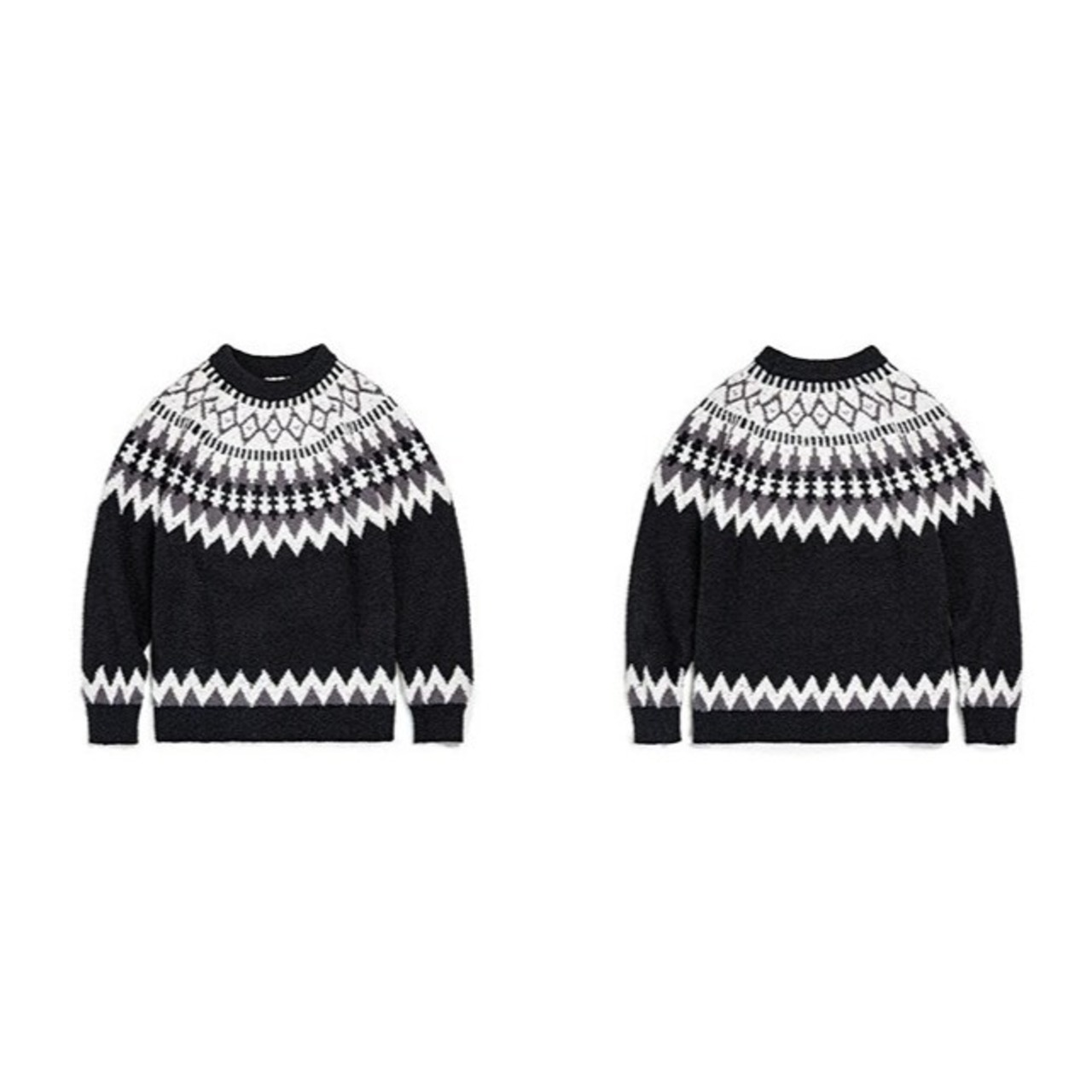 Icelandic Round Neck Knitted Sweater / アイスランド ラウンド ネック ニット セーター