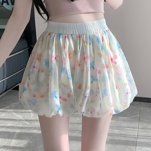 フラワーバルーンショートパンツ ・78609