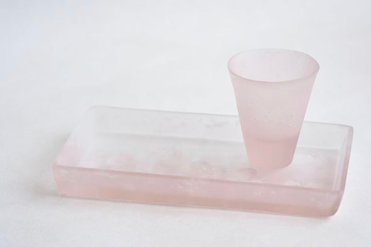 王承龍 Wang Chenglong -  1/100の畳の箱 glass tray