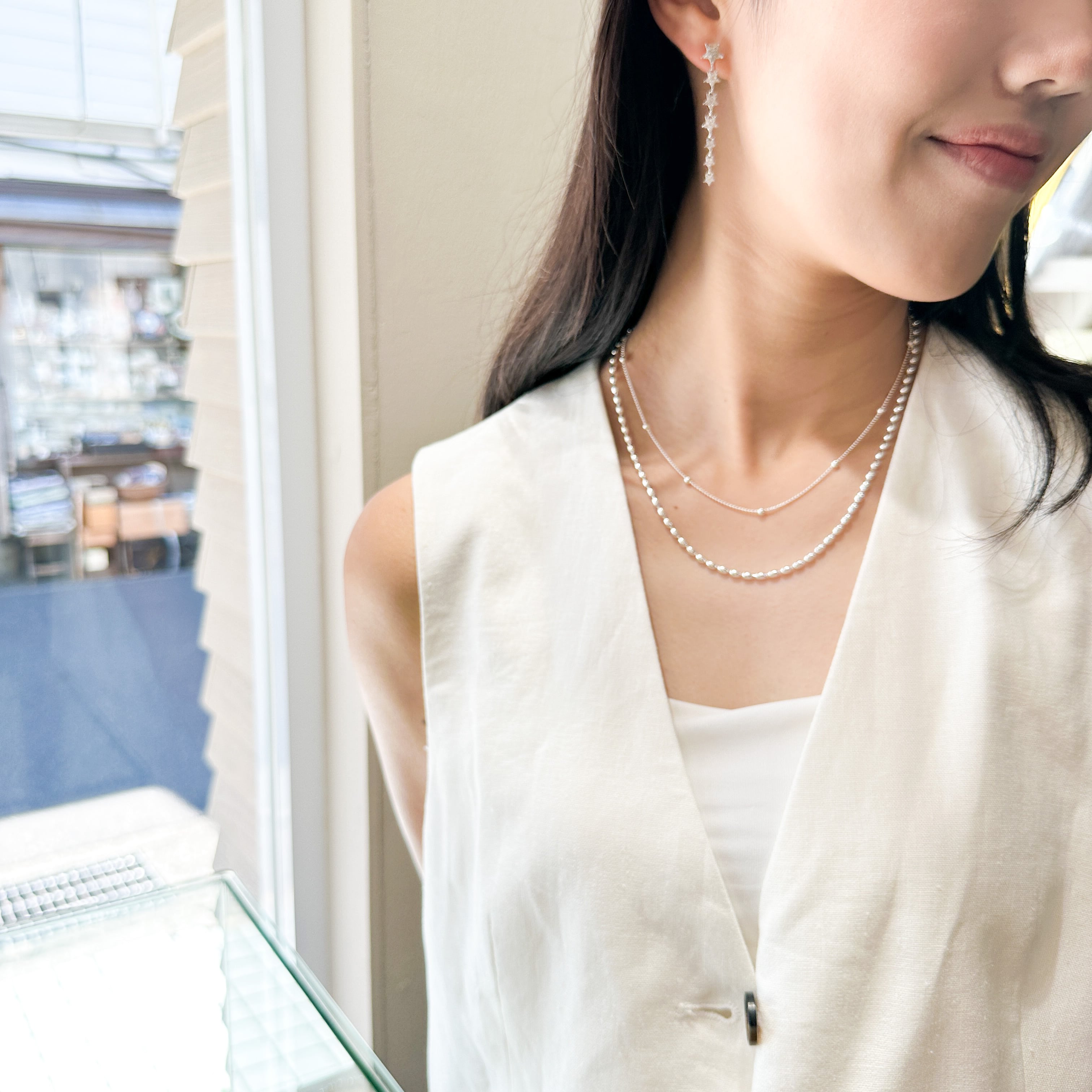 ダブル チェーン Machimusume 2 - 45cm ネックレス セット | 【公式