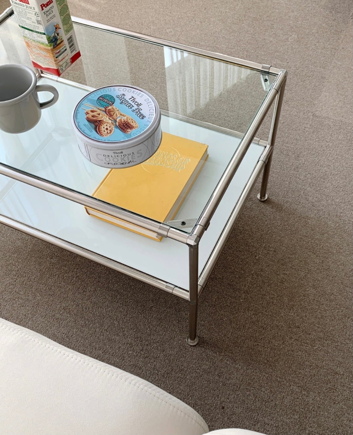 カラー選択可】stainless module 2tier sofa table (S) 5colors