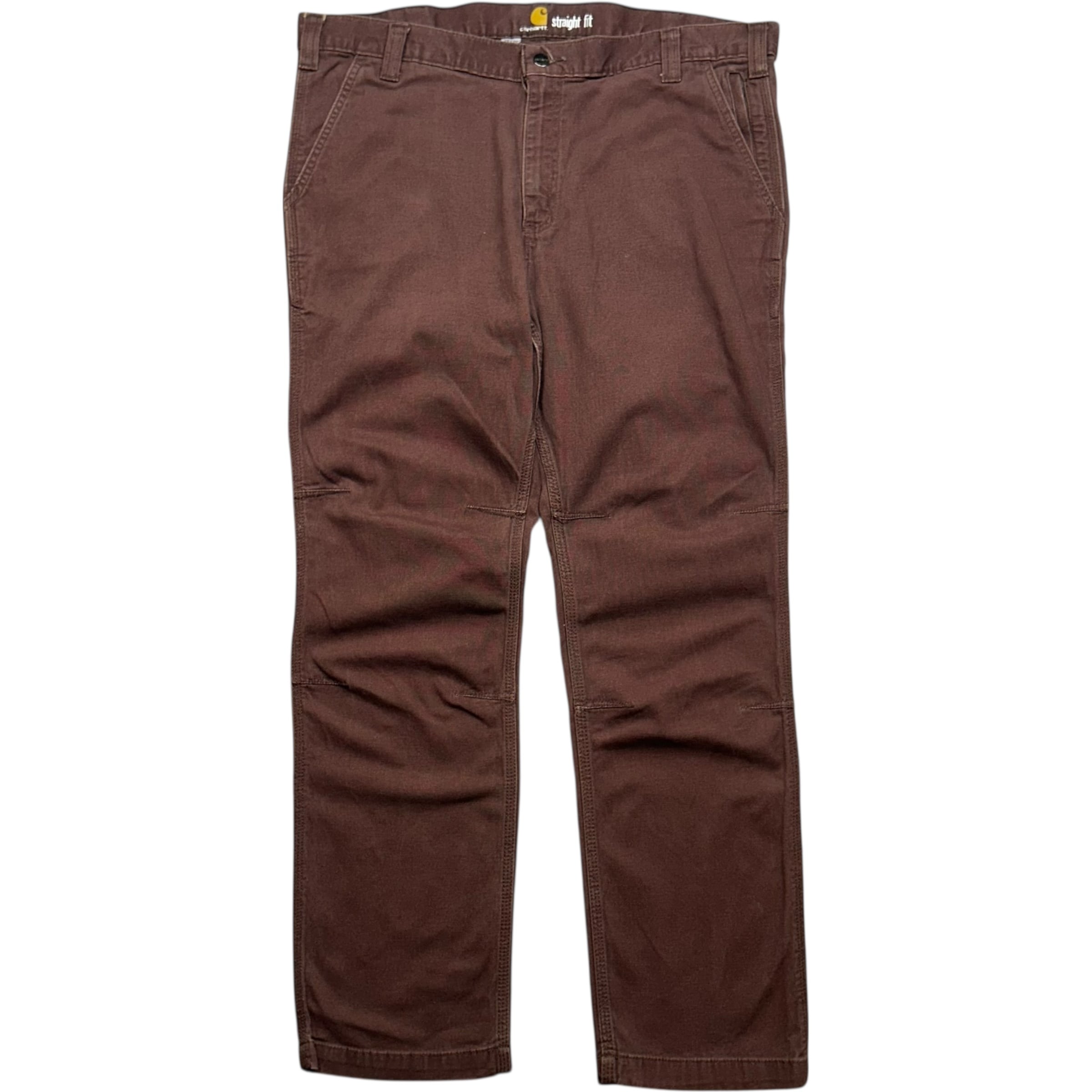 《実寸W40L31》Carhartt カーハート ワークパンツ ストレートフィット ダークブラウン no.9455