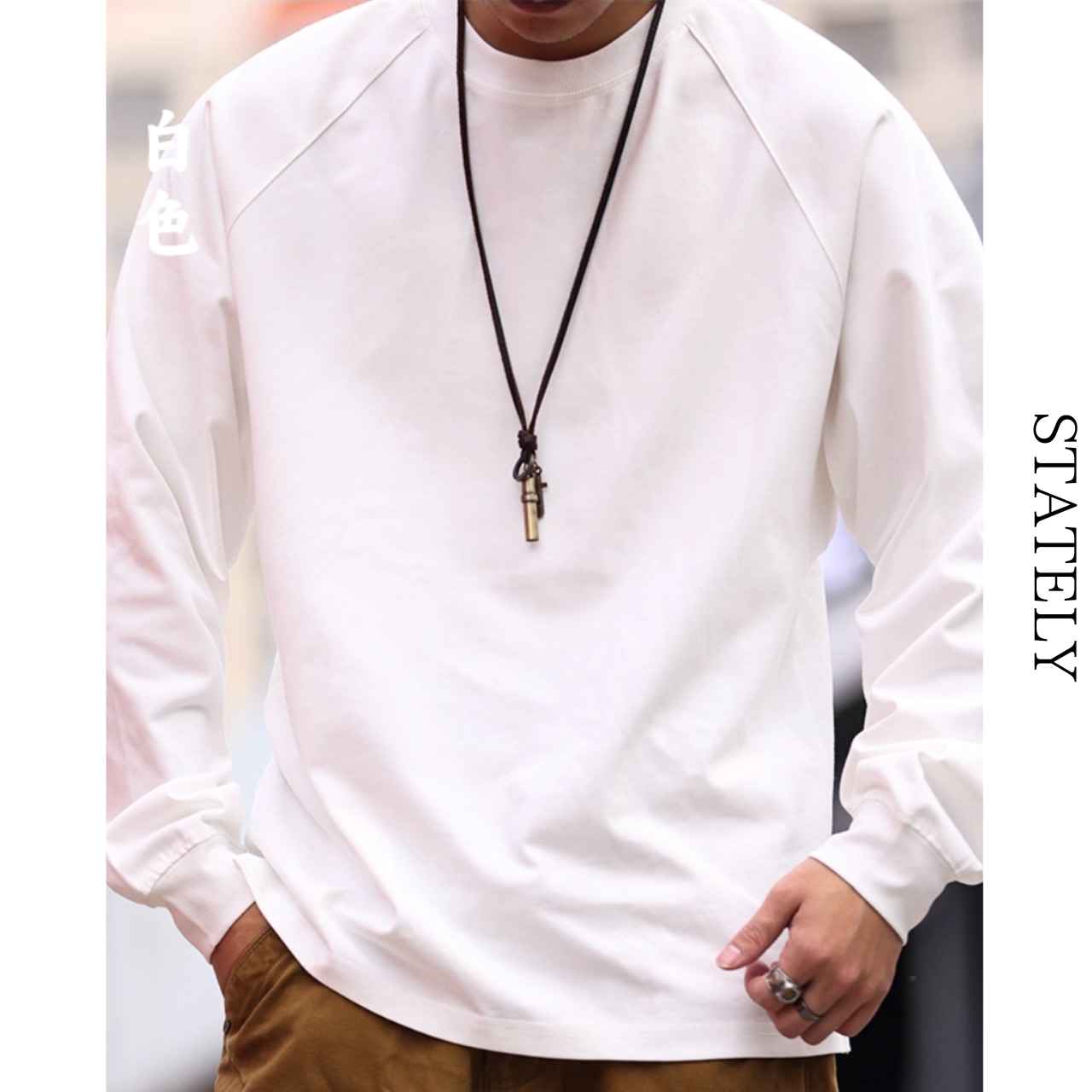 Heavy Cotton Raglan Sweat/3color_T96・画像2