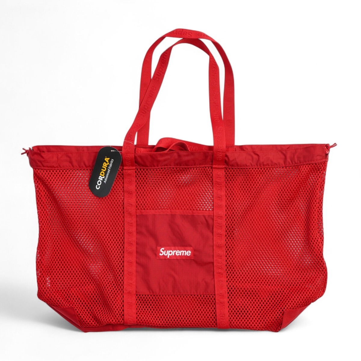 Supreme シュプリーム MESH TOTE BAG メッシュ トートバッグ RED 赤  