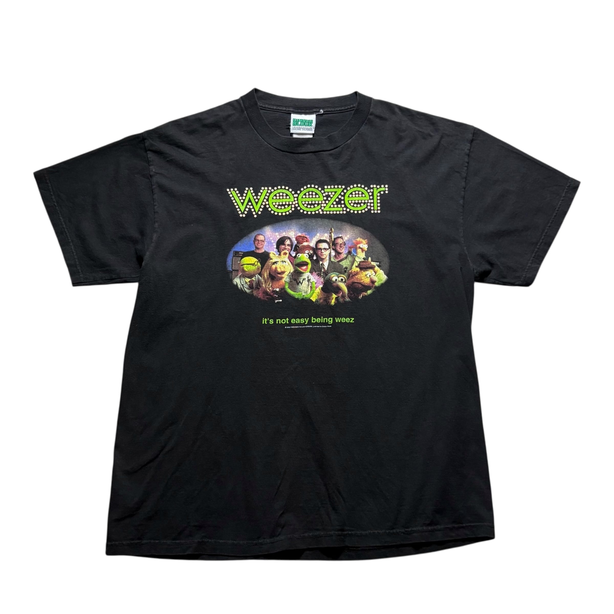 vintage 2002's WEEZER music tee “it's not easy being weez” | NOIR