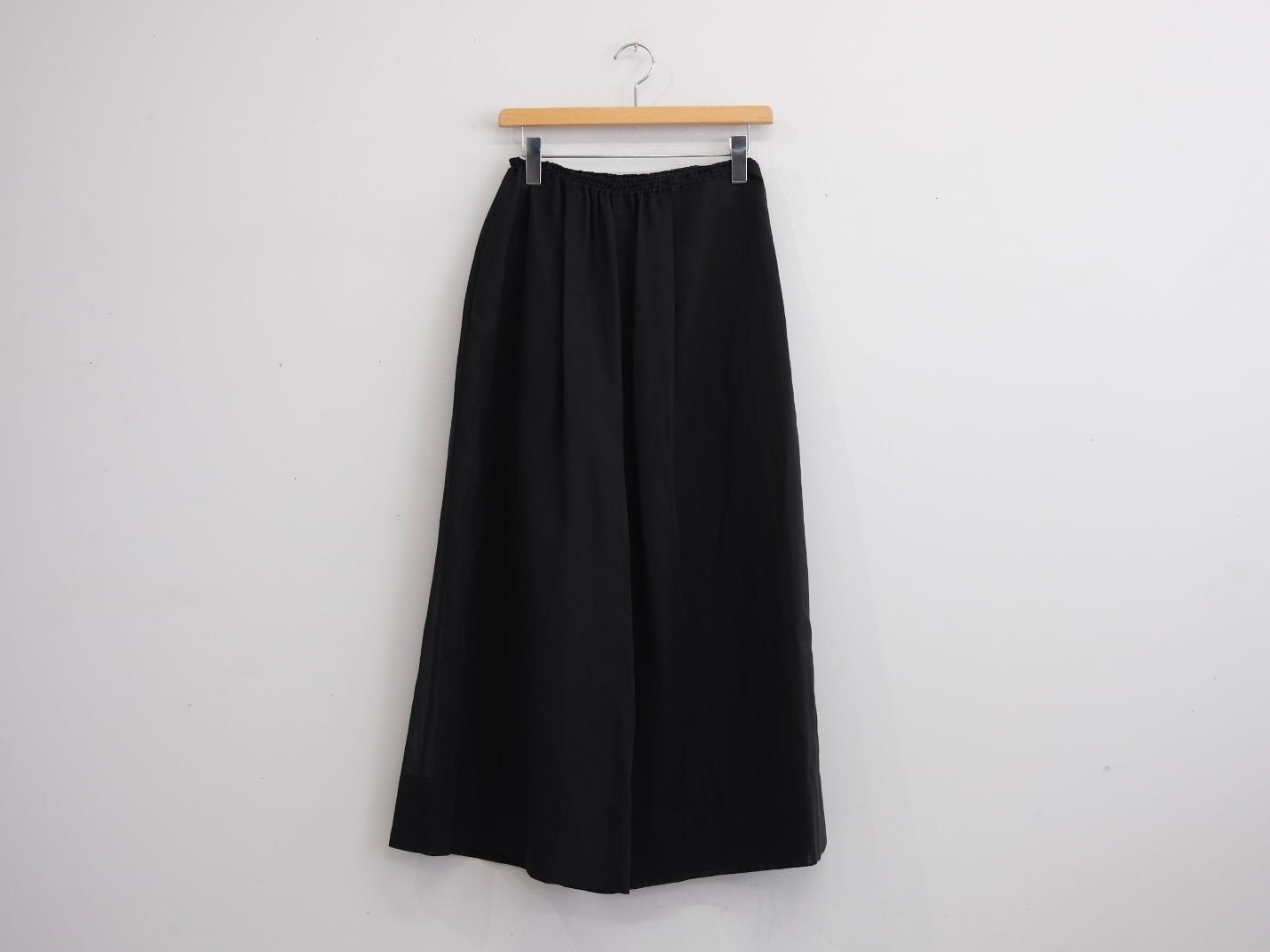 TENNE HANDCRAFTED MODERN “ organza wide pants “ black | Lapel