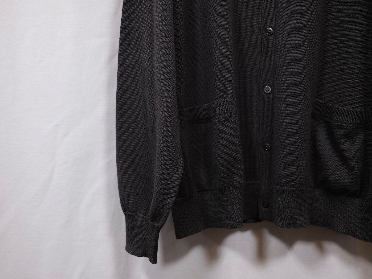 crepuscule”Crew Neck Ramie C/D Charcoal” | Lapel online store 