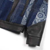【GJK-M0014】藍染めGジャン JAPANESE INDIGO TRACKING JACKET