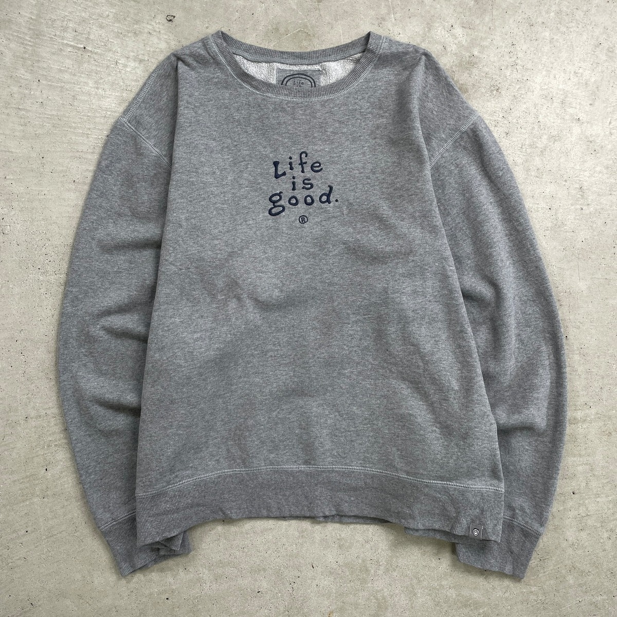 Life is good ライフイズグッド スウェットシャツ メンズXL 古着 