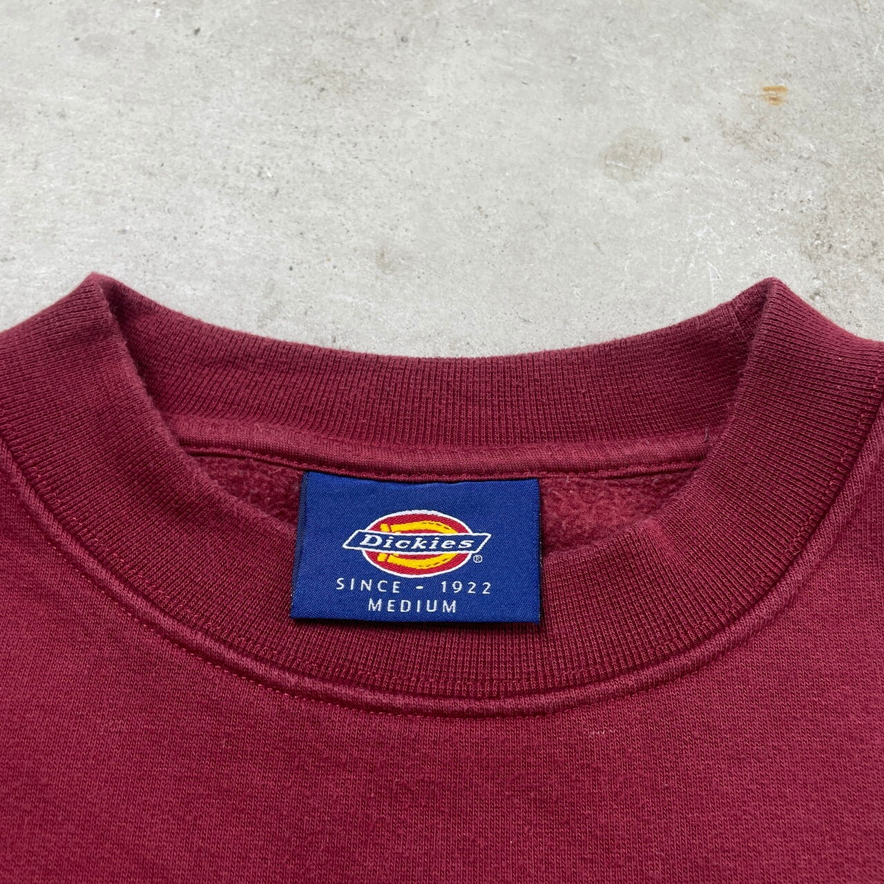 90年代 Dickies ディッキーズ ワッペンロゴ刺繍 スウェットシャツ 