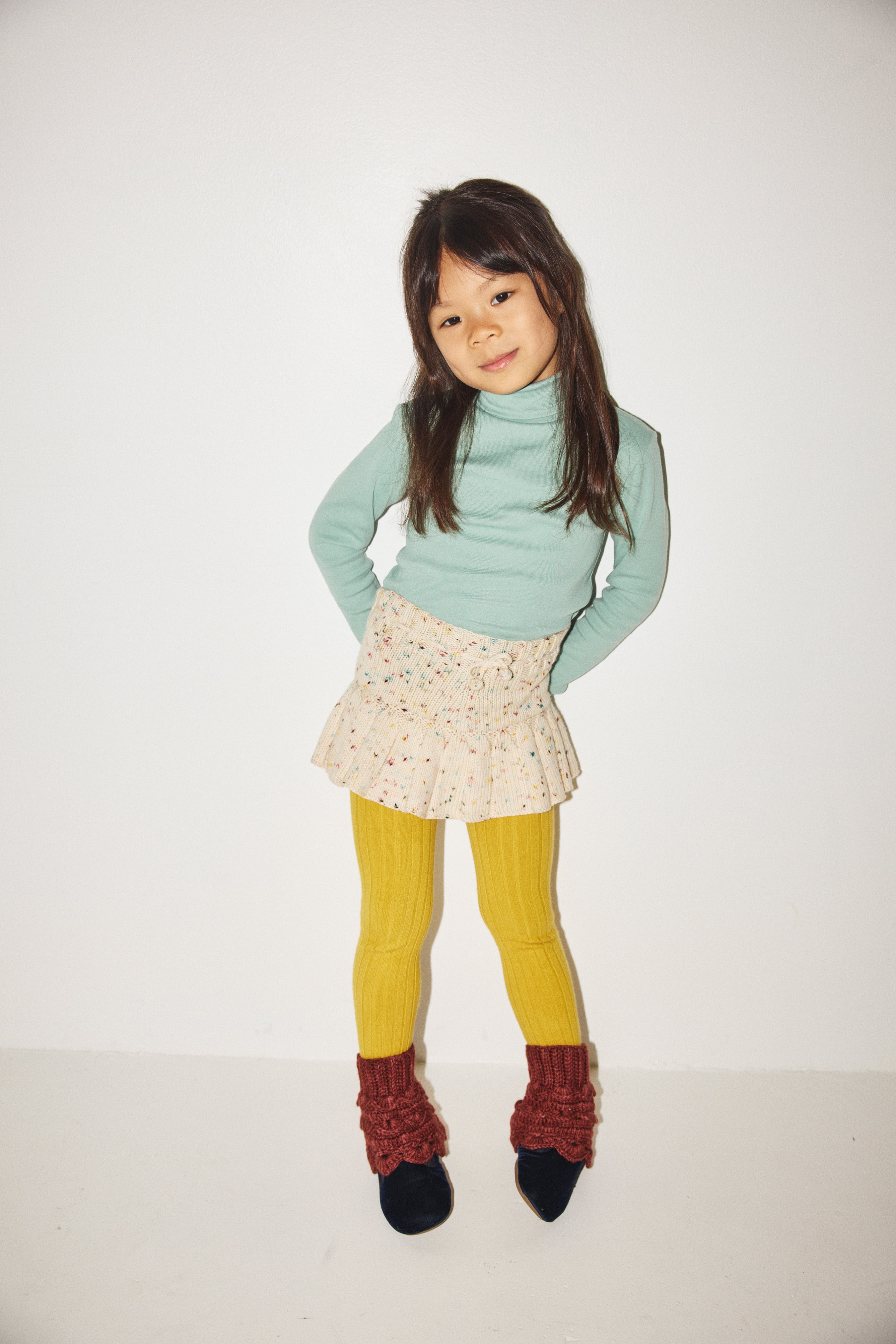 Misha & Puff Baby Skating Pond Skirt Snowglobe Confetti 25WI Drop1