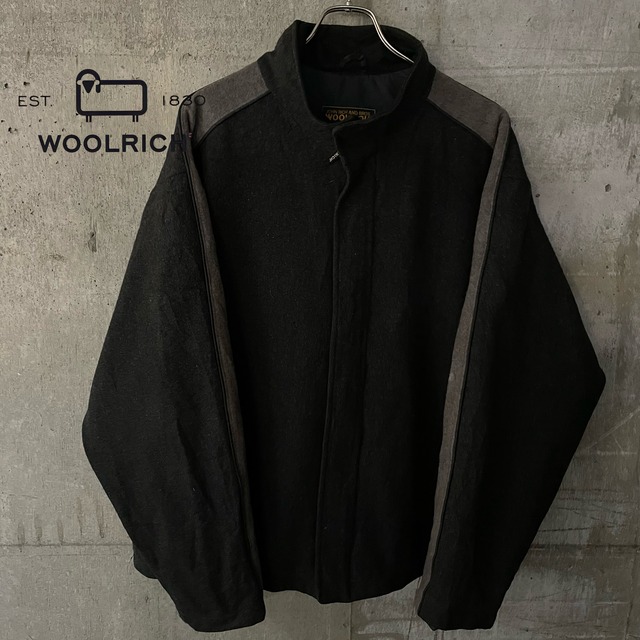 〖WOOLRICH〗short wool blouson jacket/ウールリッチ 短丈 ウール ブルゾン ジャケット/xlsize/#0515