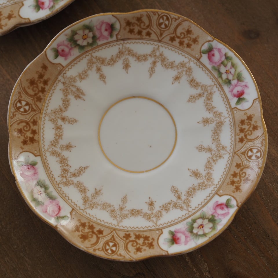 英国ウィリアムロウ ガーランド×ピンクローズ シュガーボウル