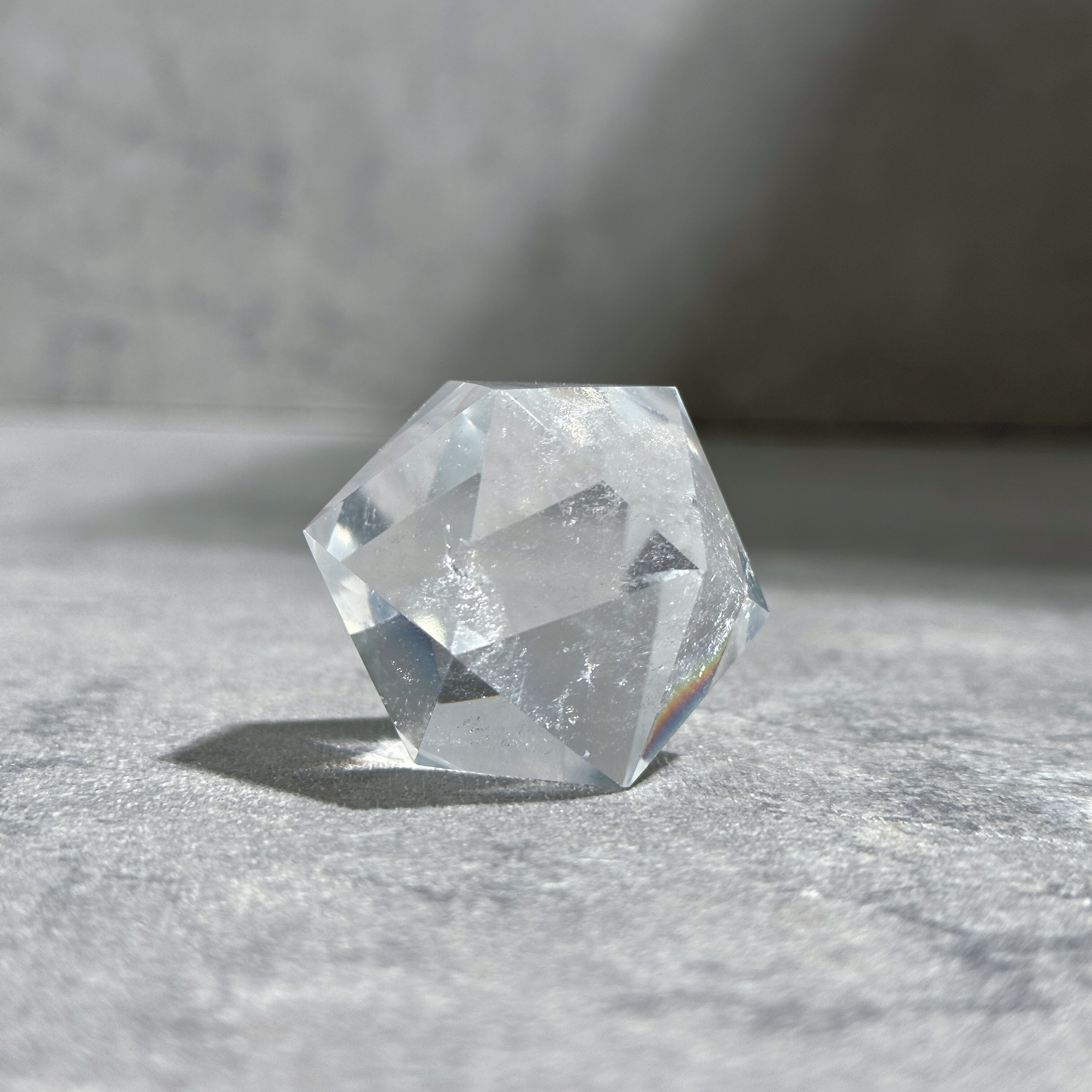 透明感◎ミナスジェライス産クリアクォーツ 二十面体12◇Clear Quartz