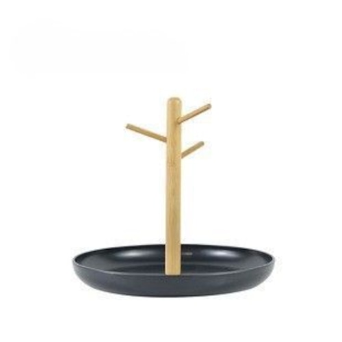 トレイ　小物入れ　小物置き　アクセサリートレイ トレー　四角　デスク　机　小さめ　おしゃれ　黒　ブラック