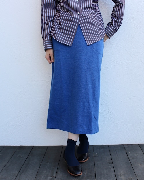unfil/ribbed-jersey skirt
