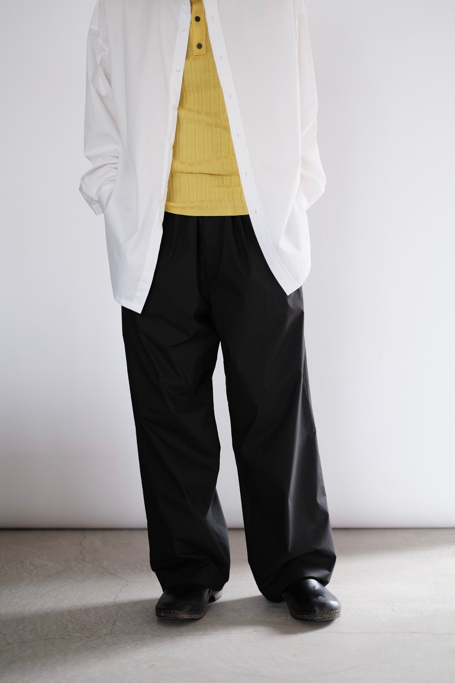 Graphpaper / Stretch Typewriter Wide Chef Pants | LIVING