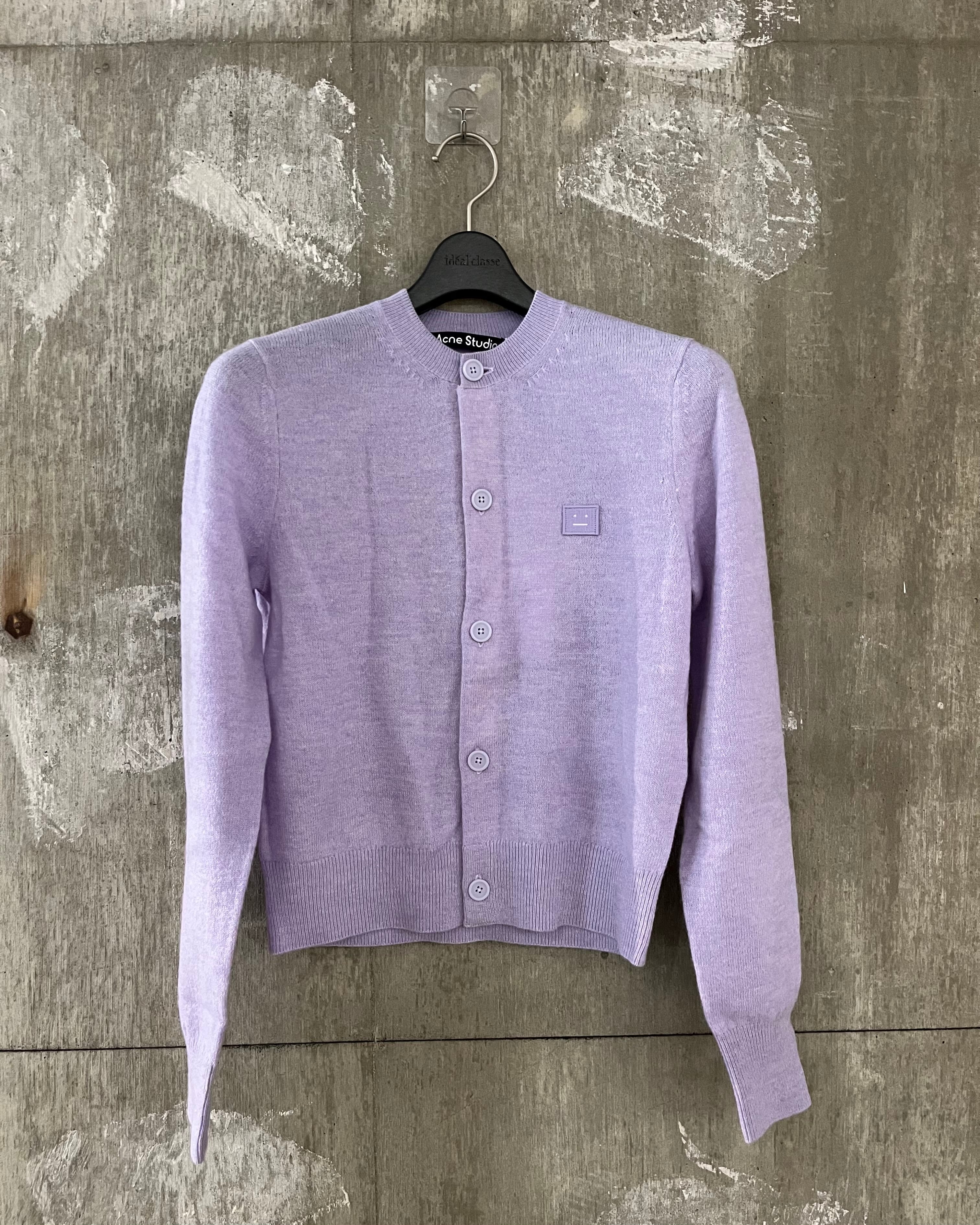 acne studios アクネ　カーディガン　クルーネック　フェイスパッチ Acne Studios】クルーネックカーディガン | idealclasse