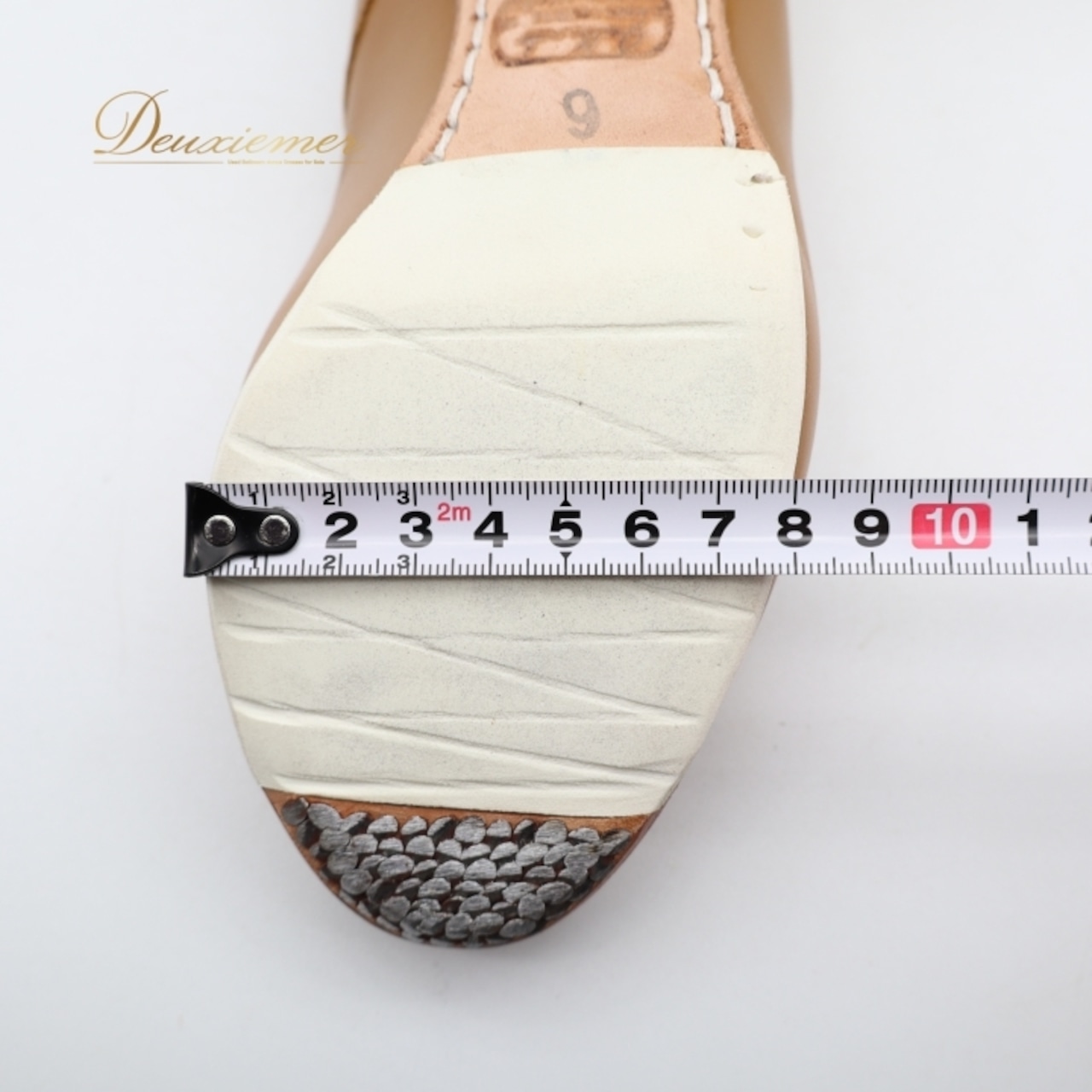 フラメンコ 衣装 シューズ 6サイズ ブラウン系 ガジャルド gallardo 靴 くつ ヒール 茶 明るい ストラップ 無地 シンプル 釘 釘有り ステージ イベント 練習 レッスン 上品