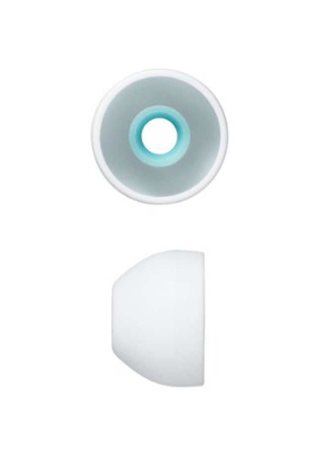 ソニー ハイブリッドイヤーピース EP-EX11L : Lサイズ 4個入り ホワイト EP-EX11L W