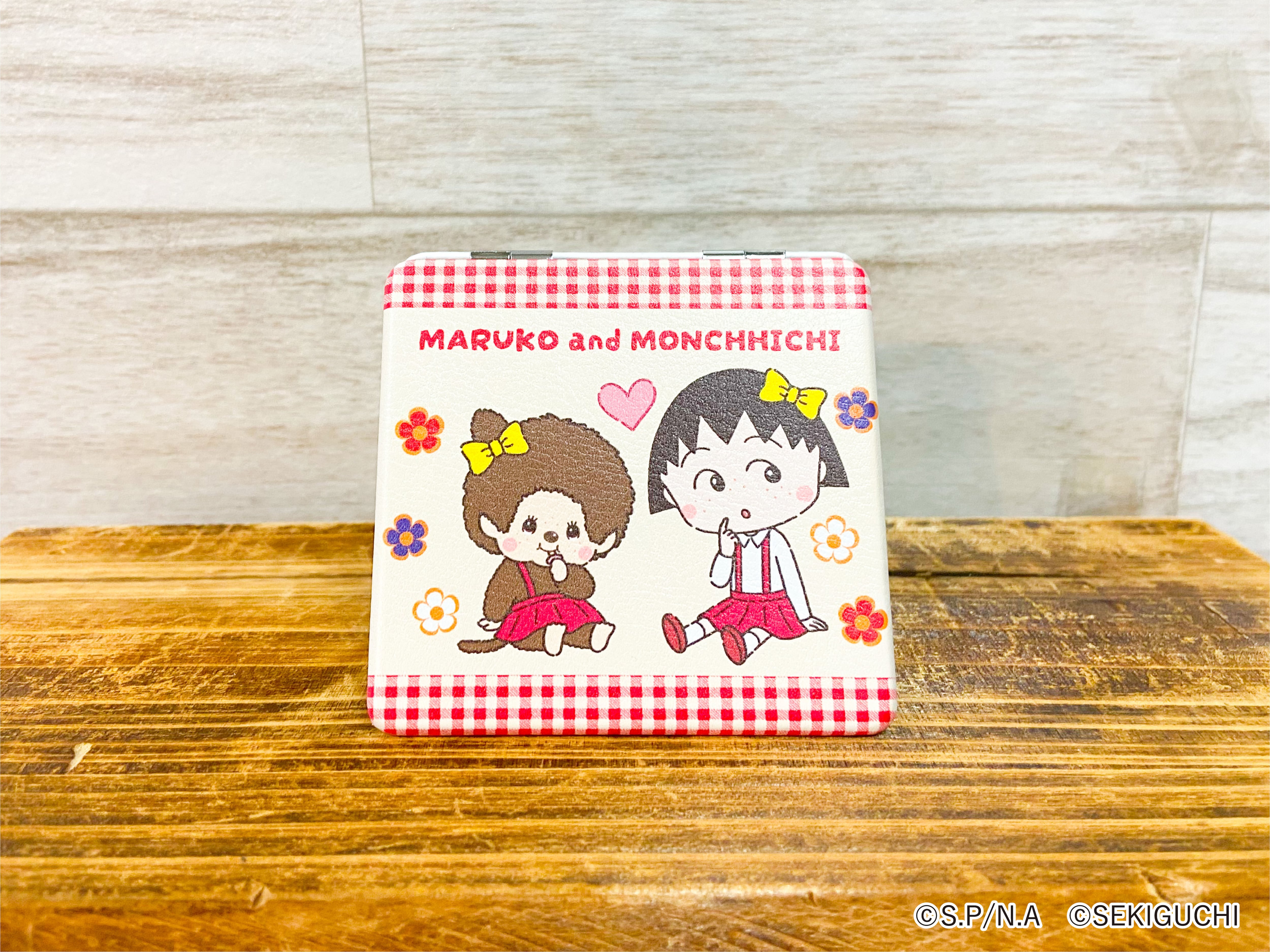 ちびまる子ちゃん×モンチッチコラボ 拡大鏡付きミラー | burly