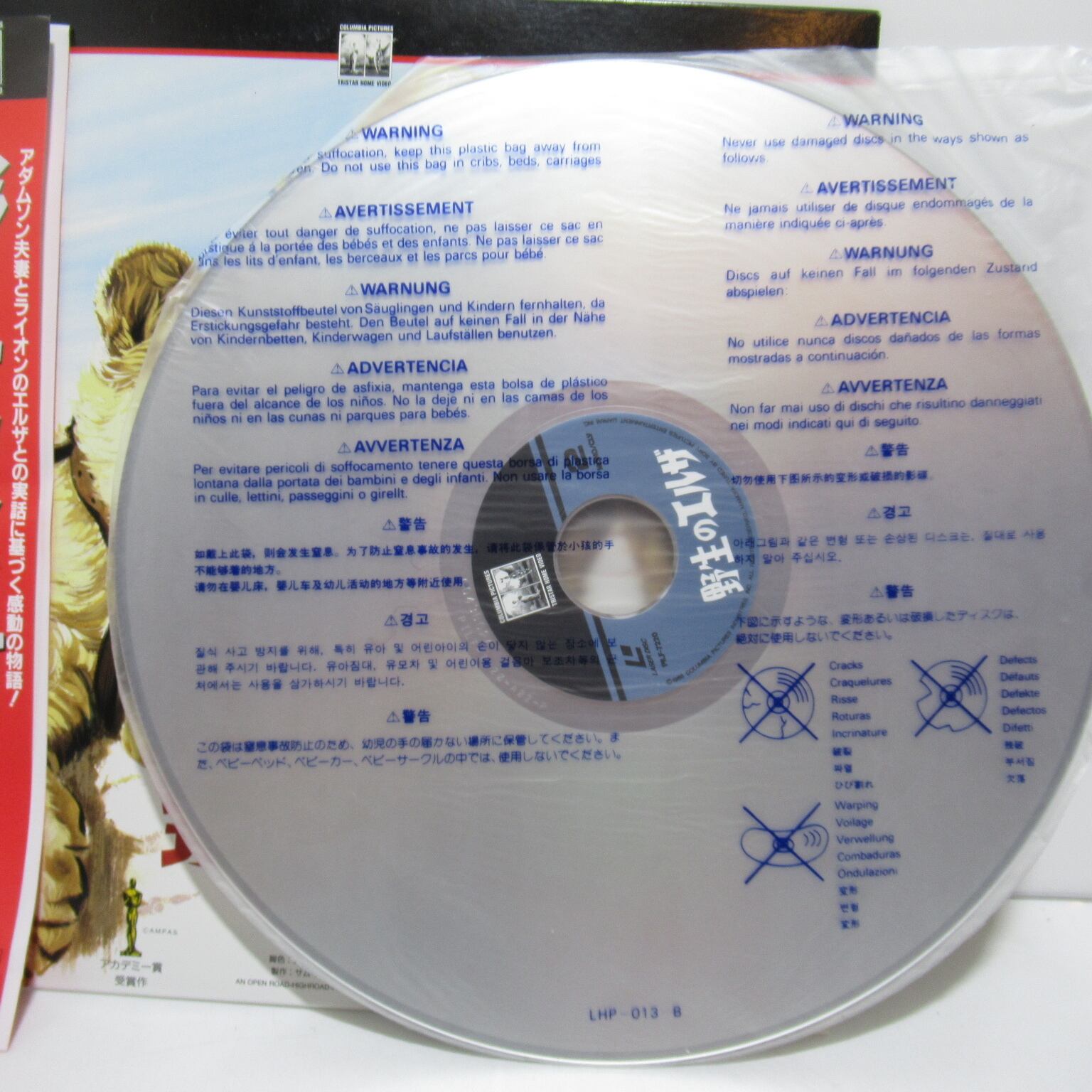 LD レーザーディスク 野生のエルザ [#0] | ハチクマ商店