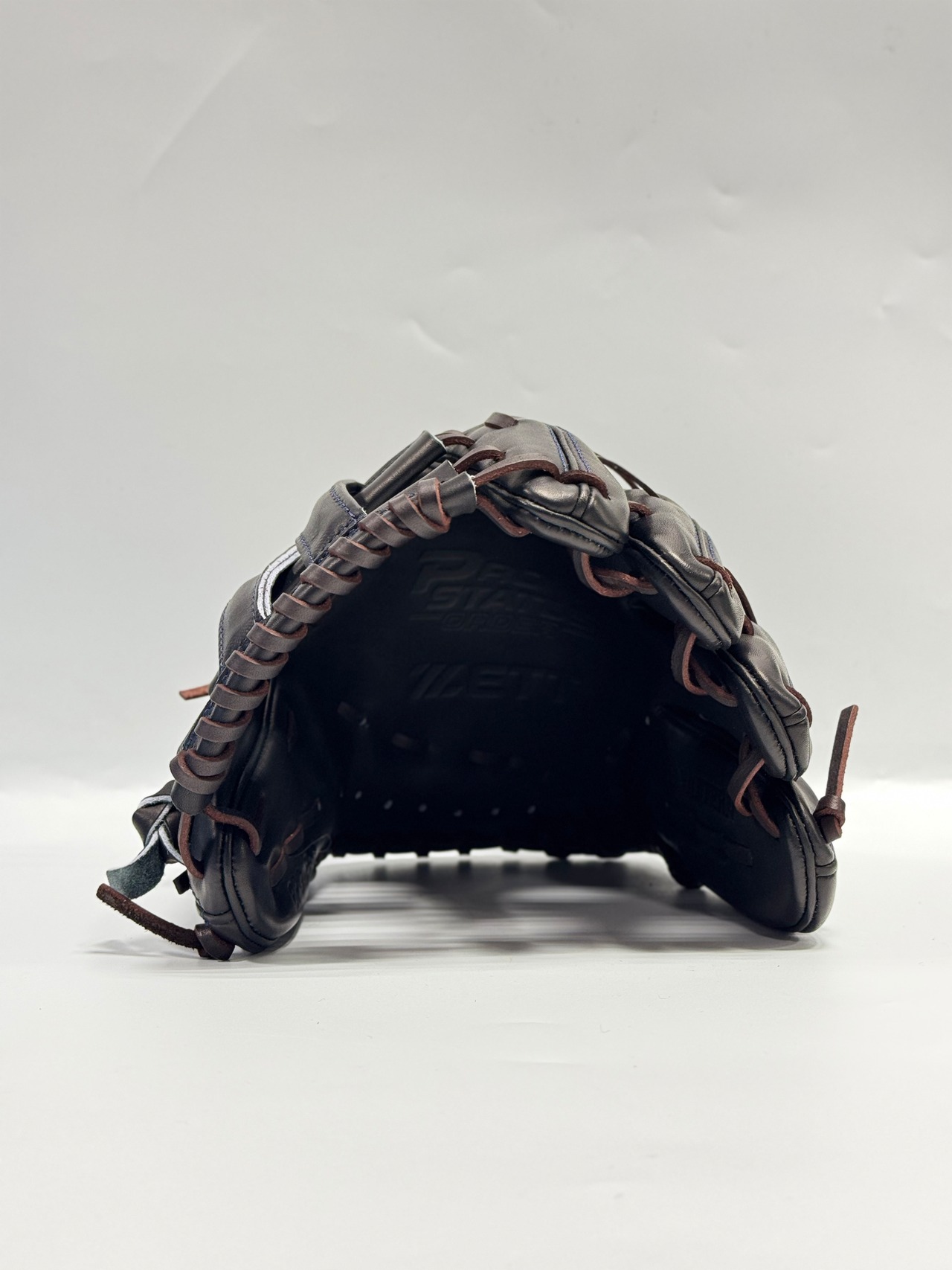 ZETT PROSTATUSｰゼットプロステイタス　michii supreme order 硬式グローブ　ゼットミチイオリジナルグラブ　右投げ用　306型　（宗山塁選手モデル）　ブラック×ブラウン　89・画像6
