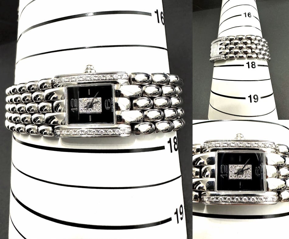 CHAUMET ショーメ ケイシス ダイヤモンド パヴェ Qz クォーツ 時計