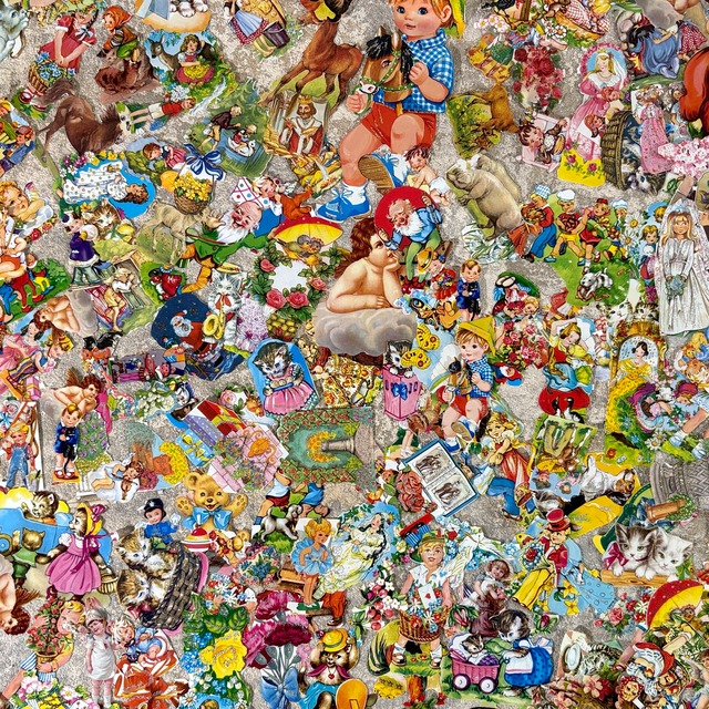 ヴィンテージ 248ピース デクピ 大量セットフランス・ドイツ中心 紙もの 素材