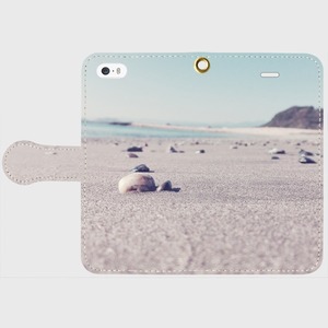 iPhone対応　手帳型オリジナルスマホケース　～Life on the Beach～　受注生産品