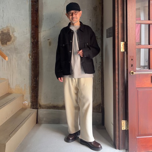 【展示会期間限定10/18まで】 quitan／キタン KNIT JOGGER PANTS #6266936 OFF WHITE