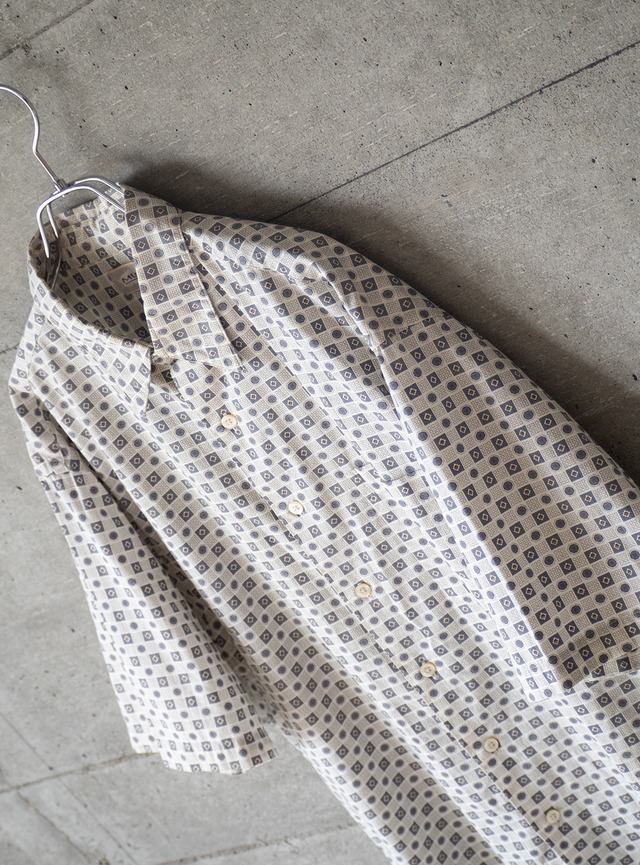 "MURANO" 1990s Geometric pattern shirt