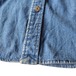 レア Ralph Lauren　ラルフローレン　メタルボタン　リベット　デニムシャツ　ジャケット　S　インディゴ　実寸M～L相当　香港製　 商品写真10