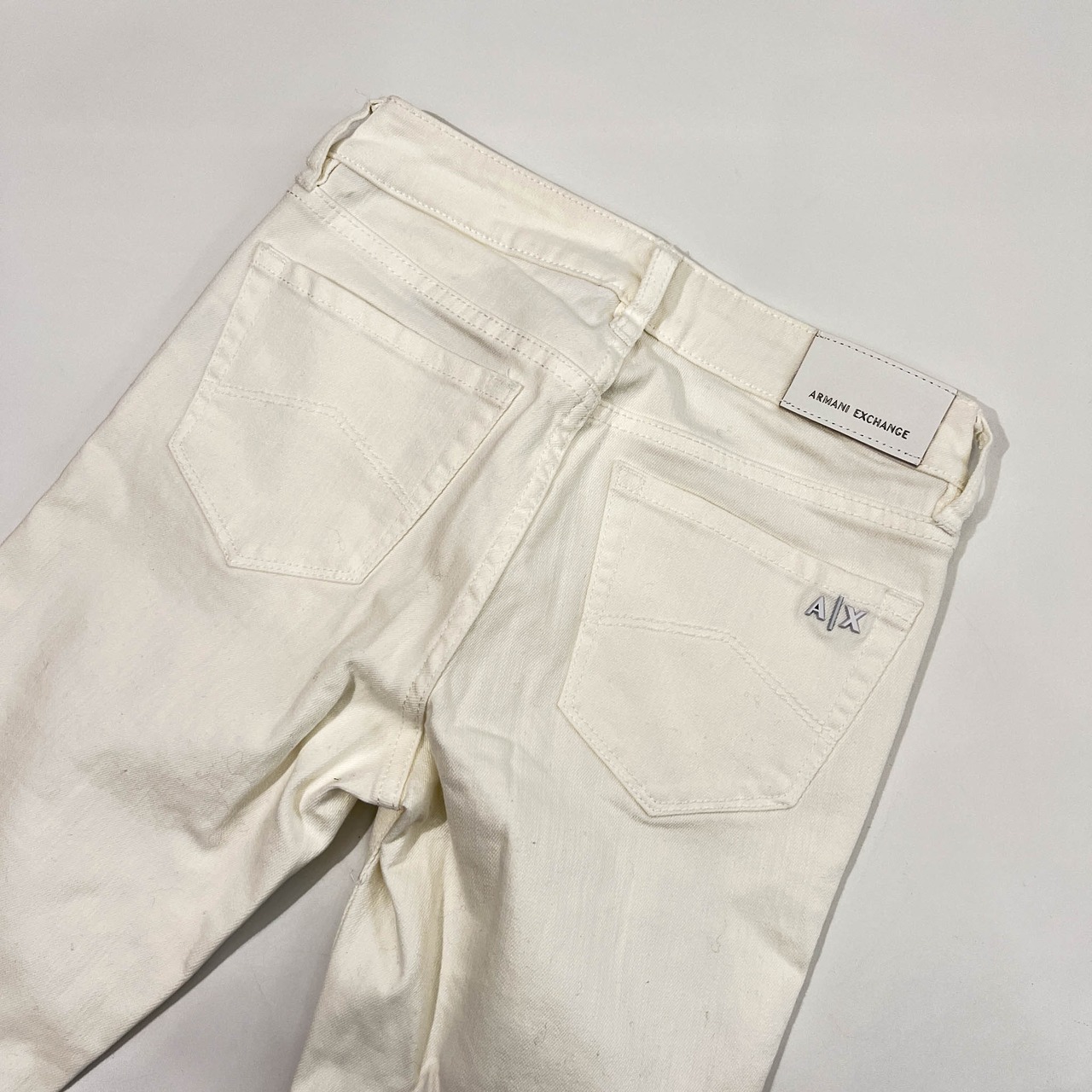 Armani Exchange アルマーニエクスチェンジ スキニーパンツ 24R/ホワイト レディース