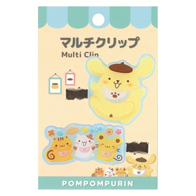 ポムポムプリンマルチクリップ Bスイーツパーティ(9618022)