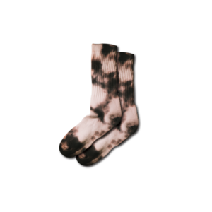 TIE DYE SOCKS BLACK×WHITE