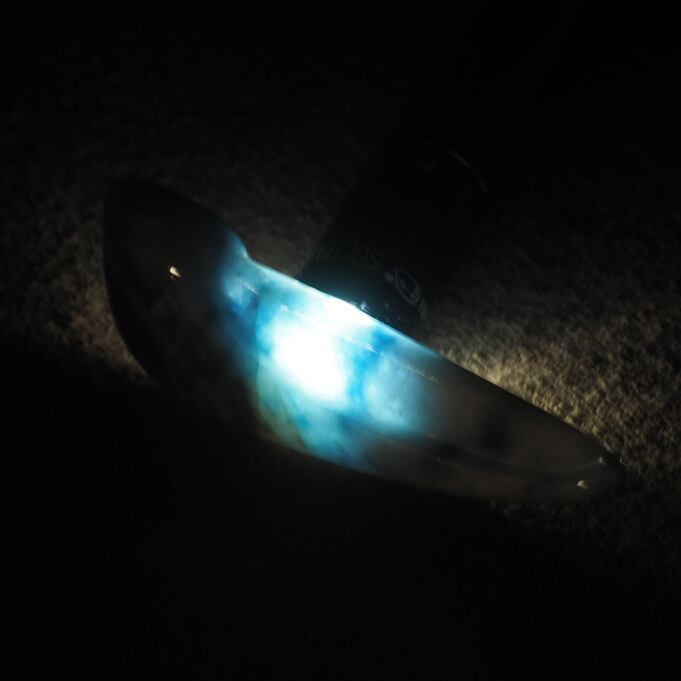 糸魚川翡翠 コン沢 青翡翠 ペンダントトップ 12.1g Itoigawa Blue
