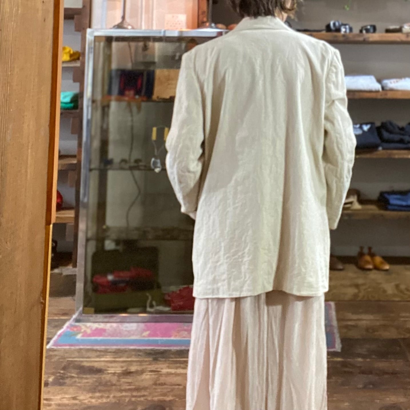 Linen Tailored Jacket / リネン テーラード ジャケット 古着 | 古着屋